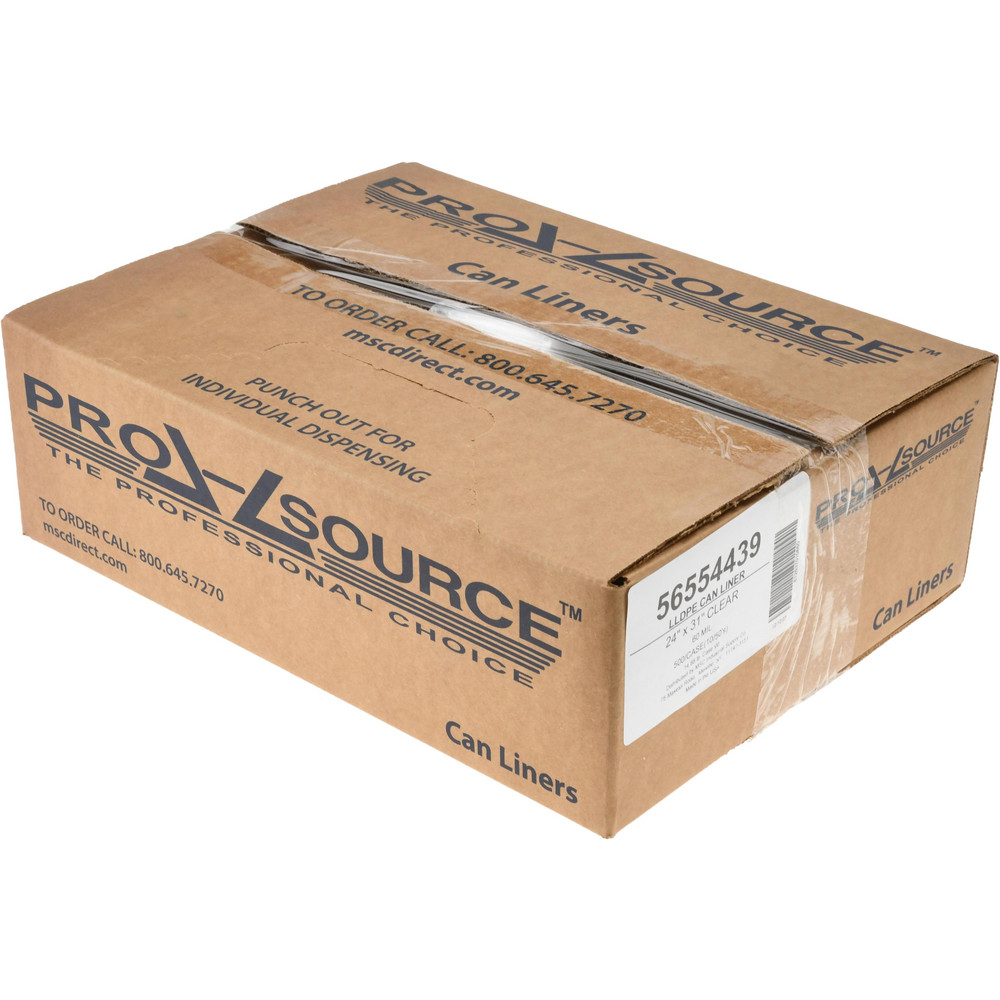 PRO-SOURCE Medium Duty Trash Bags: 16 gal, 0.6 mil, Pack of 500 - PSRC24316