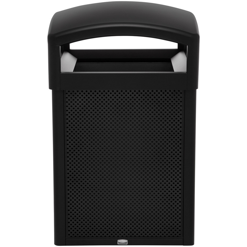 Rubbermaid Decorative Metal Panels, Medium, Black, 20.72" × 0.5" × 27.95" - 2182610