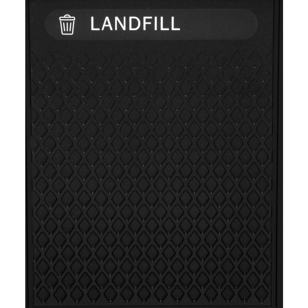Rubbermaid Decorative Metal Panels, Medium, Black, 20.72" × 0.5" × 27.95" - 2182610