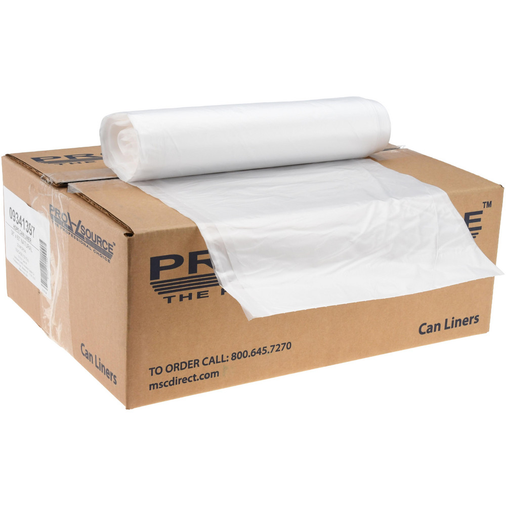 PRO-SOURCE Medium Duty Trash Bags: 60 gal, 0.87 mil, Pack of 150 - PSNR386022N