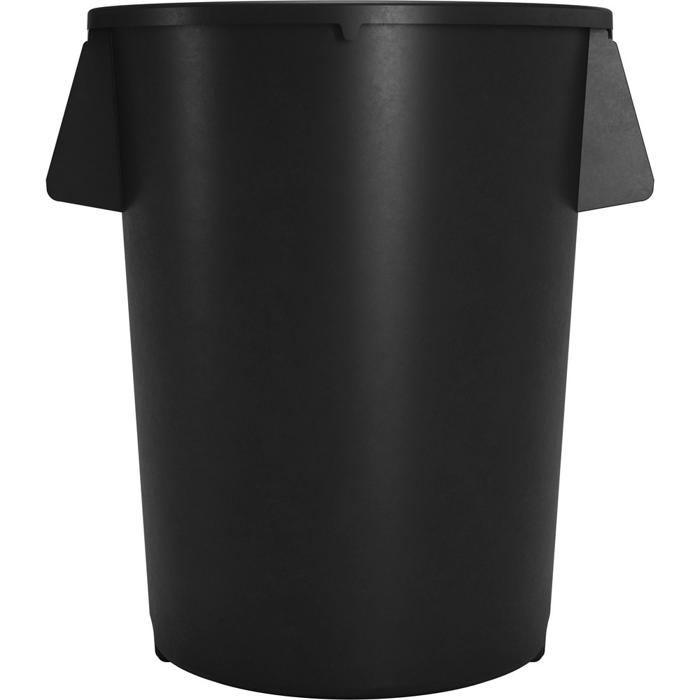 Carlisle Bronco™ 55 gal Round Trash Container, Black - 84105503