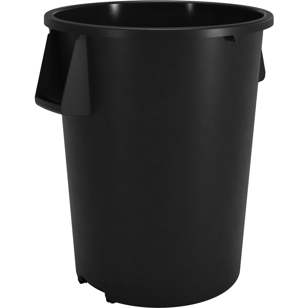 Carlisle Bronco™ 55 gal Round Trash Container, Black - 84105503