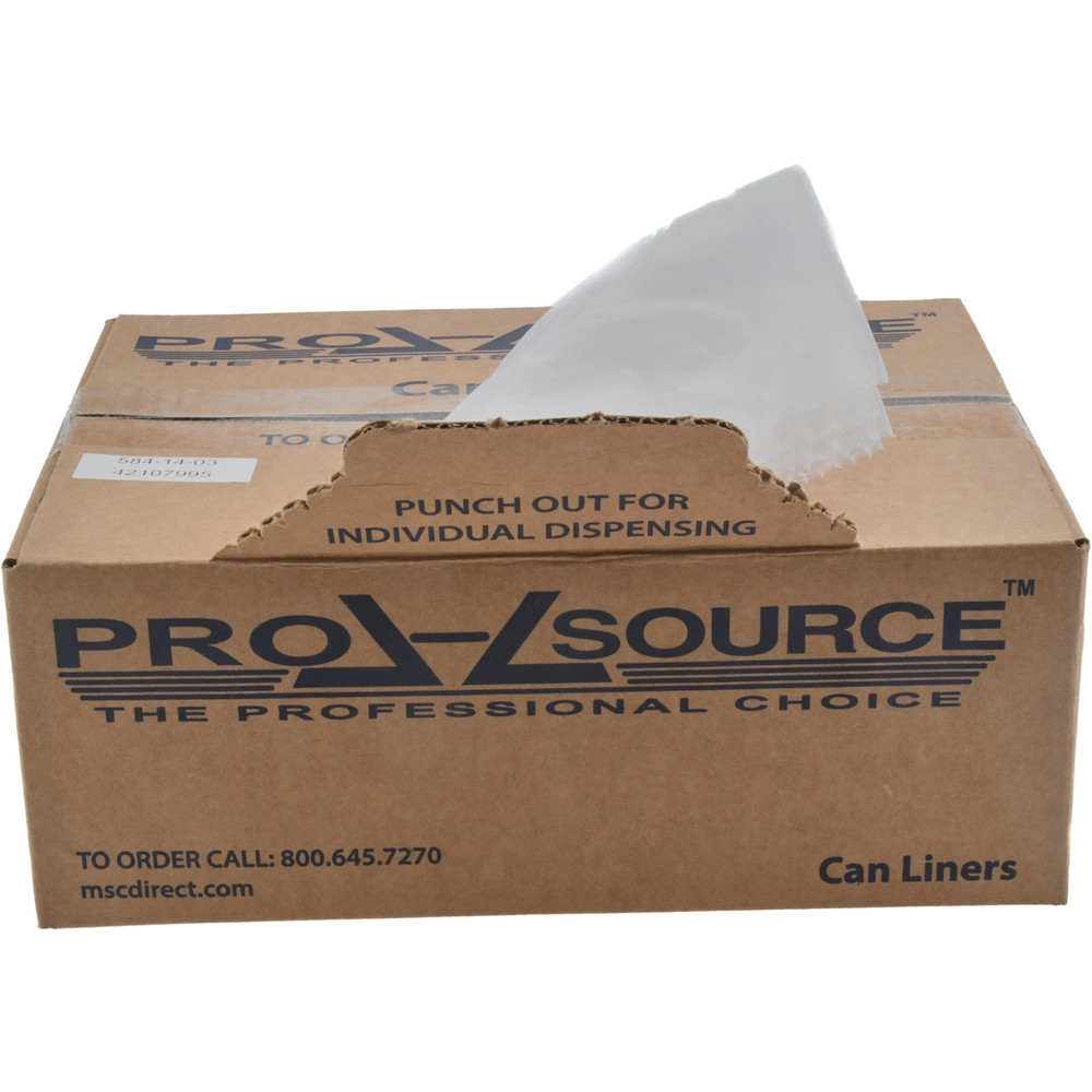 PRO-SOURCE Contractor Trash Bags: 56 gal, 1.5 mil, Pack of 100 - PSRST4347X1C