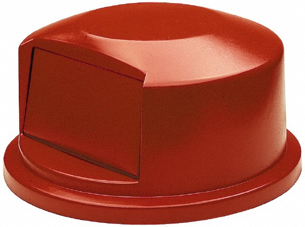 Carlisle Bronco™ 20 gal Round Trash Container Lid, Red - 84102105