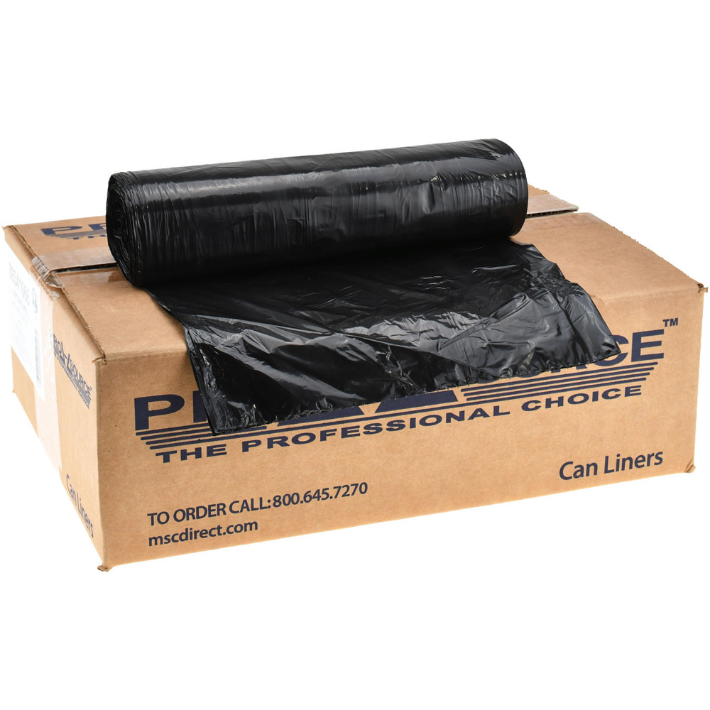 PRO-SOURCE Medium Duty Trash Bags: 45 gal, 0.6 mil, Pack of 250 - PSRB40466