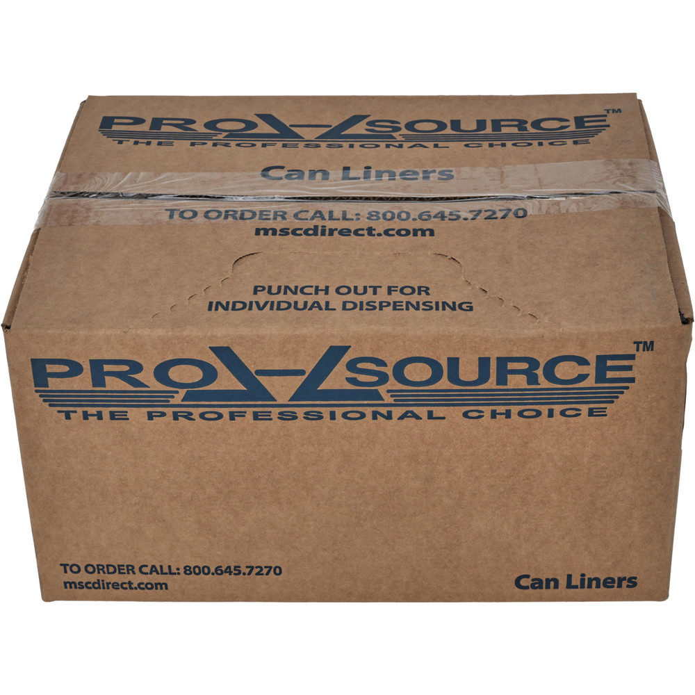PRO-SOURCE Contractor Trash Bags: 60 gal, 1.5 mil, Pack of 100 - PSM6151FB