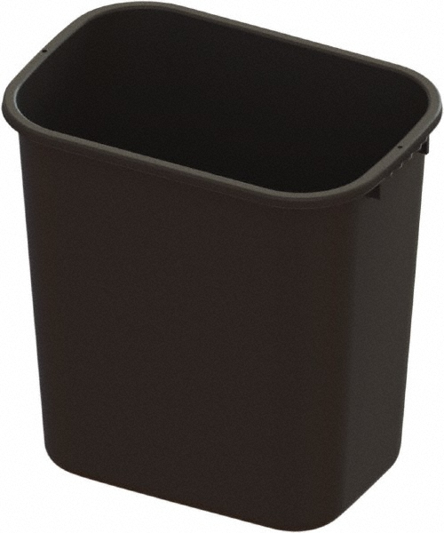 Rubbermaid Fire Resistant Wastebasket, 28 Qt, Black - FG254300BLA