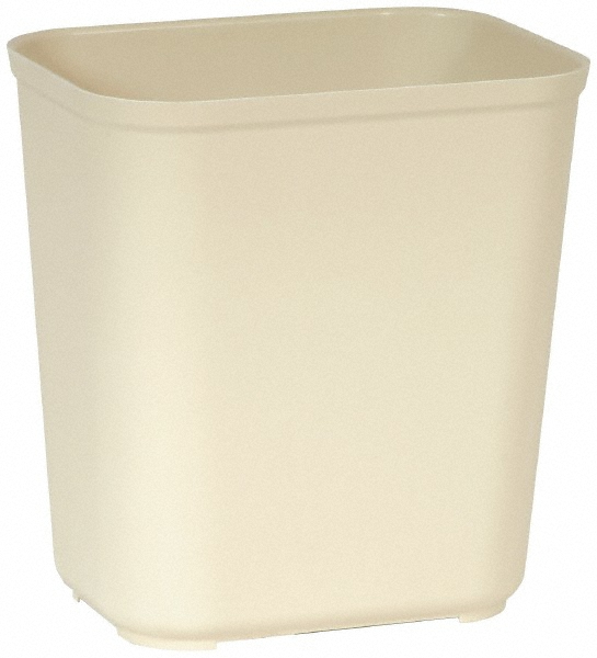 Rubbermaid Fire Resistant Wastebasket, 28 Qt, Black - FG254300BLA