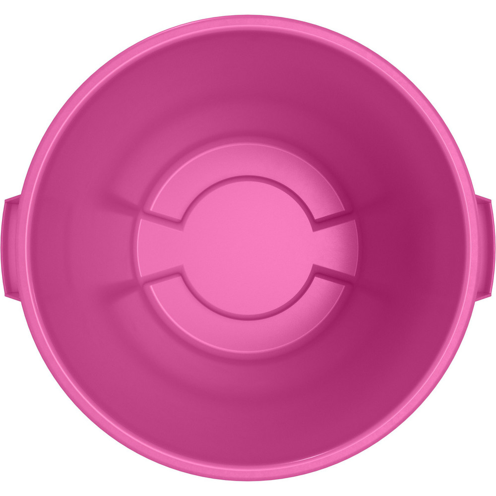 Carlisle Bronco™ 32 gal Round Trash Container, Pink - 84103226