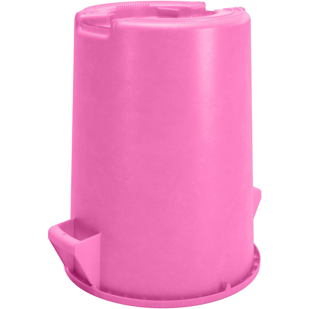 Carlisle Bronco™ 32 gal Round Trash Container, Pink - 84103226