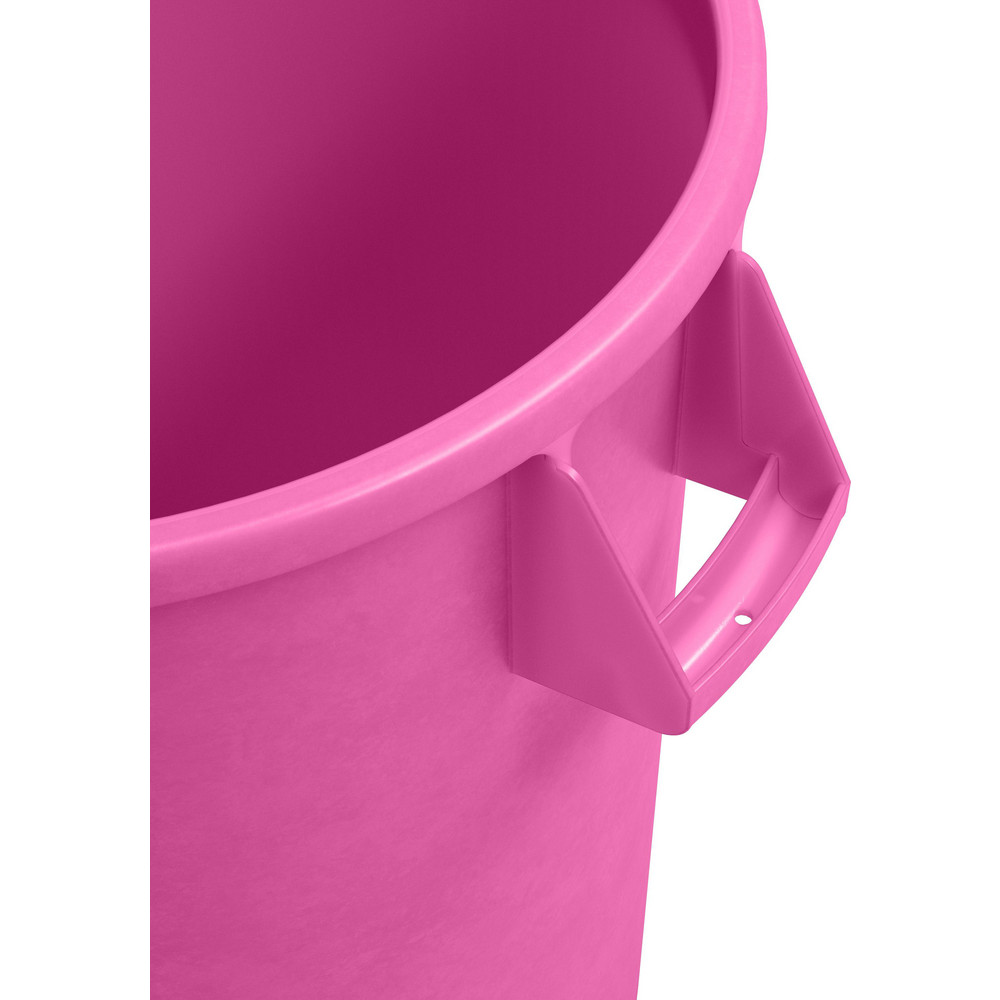 Carlisle Bronco™ 32 gal Round Trash Container, Pink - 84103226