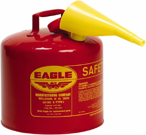 Eagle 5 Qt Polyethylene Cigarette & Cigar Receptacle - 1206BLACK