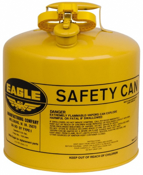 Eagle 5 Qt Polyethylene Cigarette & Cigar Receptacle - 1206BLACK