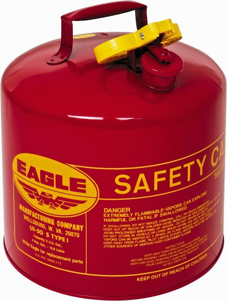 Eagle 5 Qt Polyethylene Cigarette & Cigar Receptacle - 1206BLACK