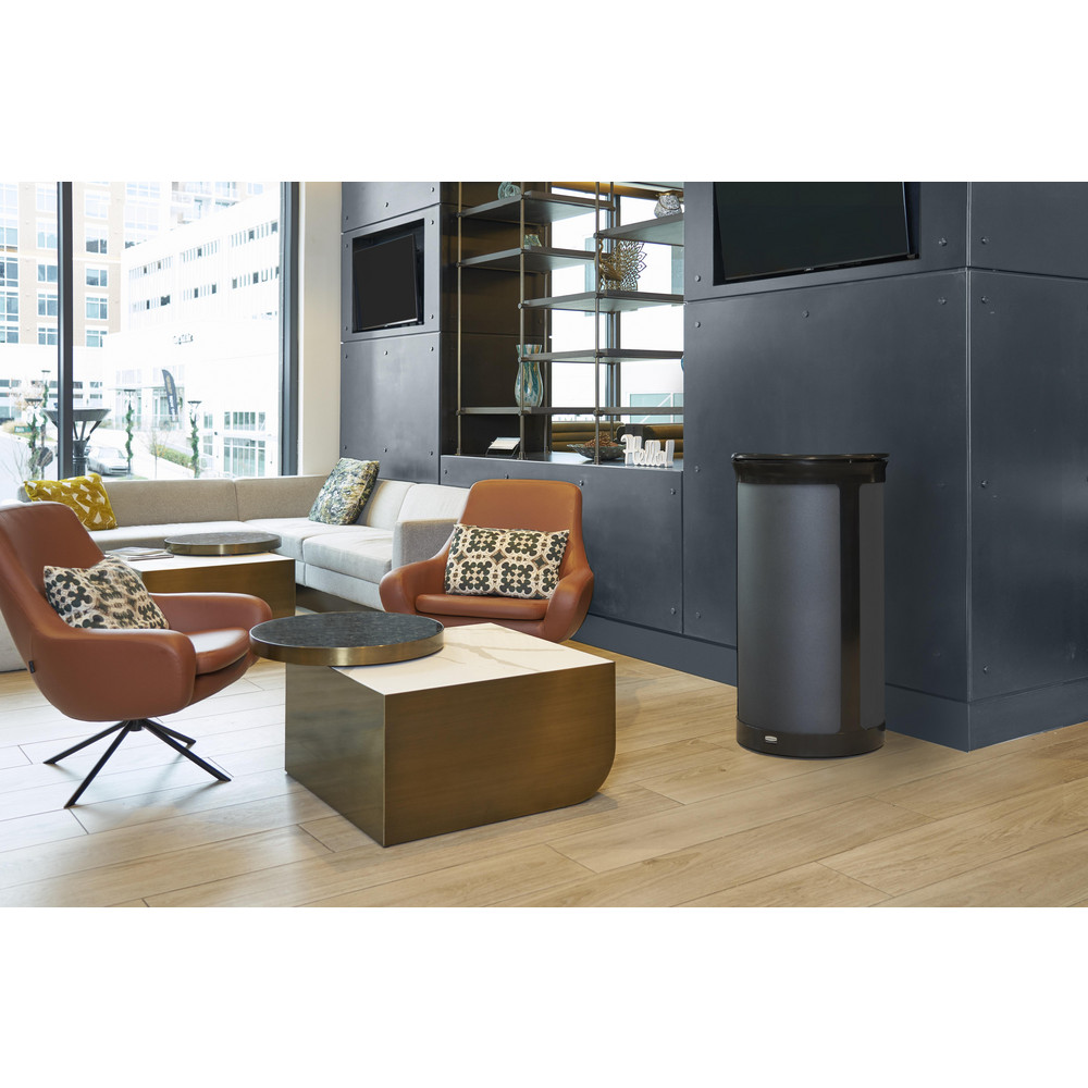 Rubbermaid Trash Cans & Recycling Containers: Product Type: Trash Can; Container Capacity: 23 gal; Container Shape: Round - 2172844
