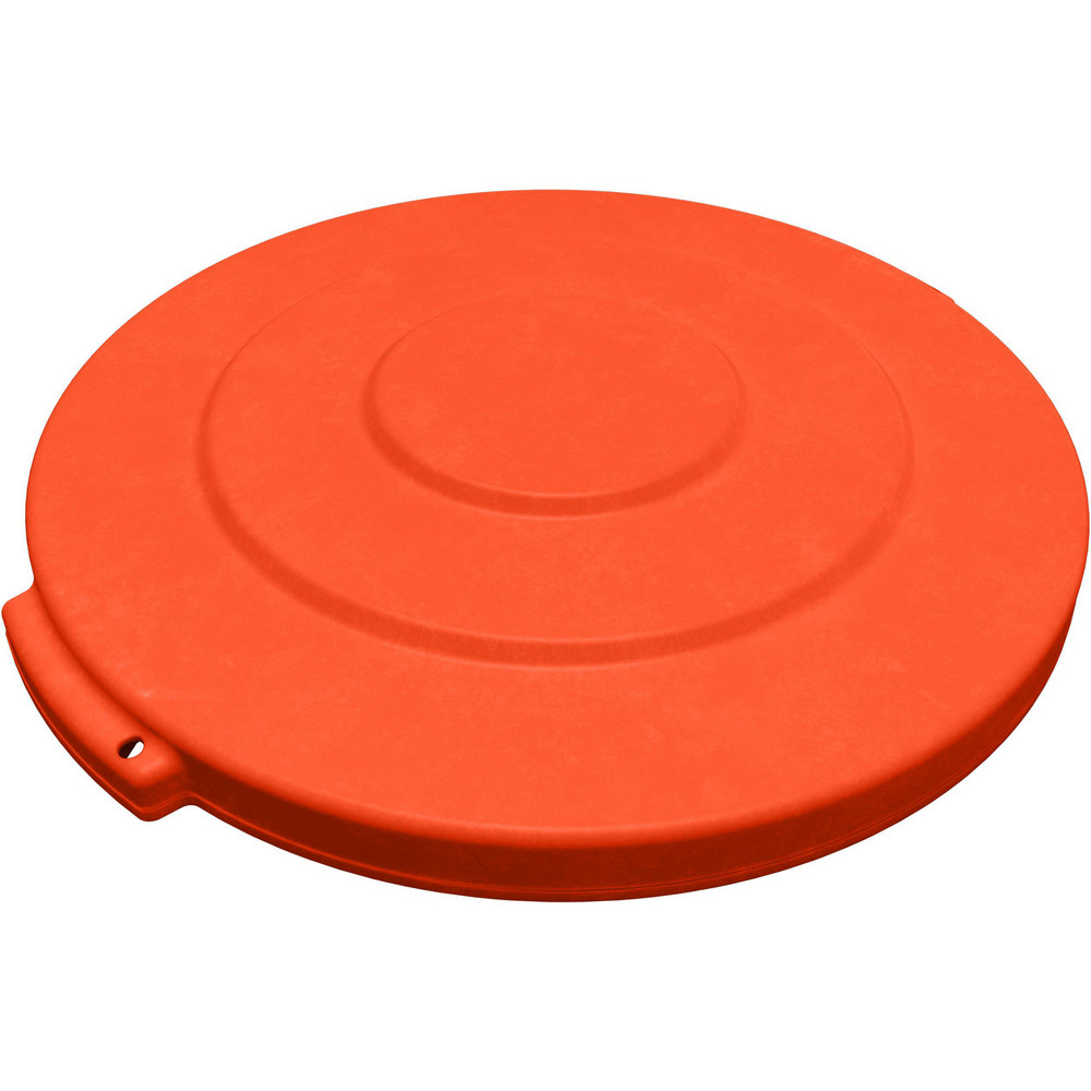 Carlisle Bronco™ 44 gal Round Trash Container Lid, Orange - 84104524