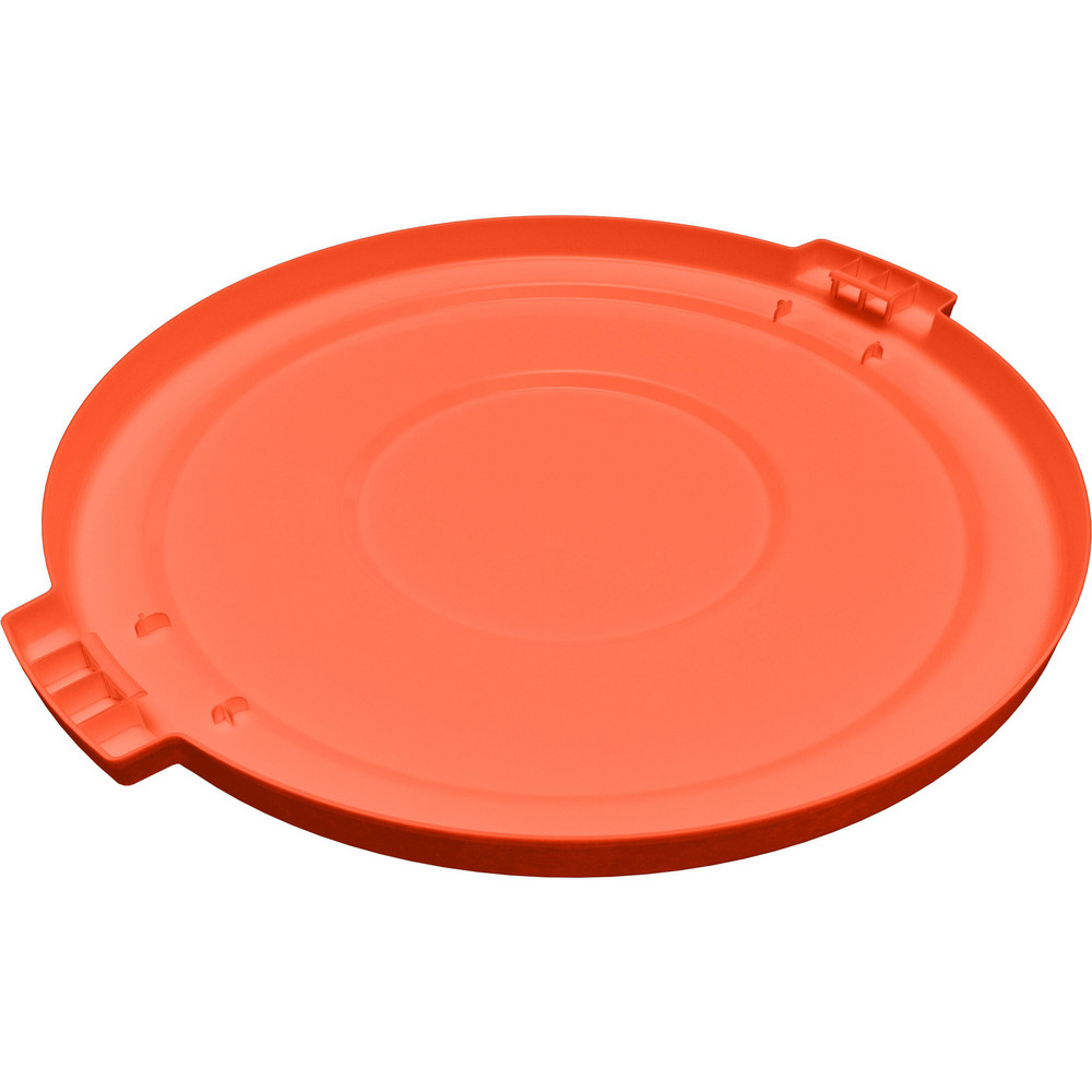 Carlisle Bronco™ 44 gal Round Trash Container Lid, Orange - 84104524
