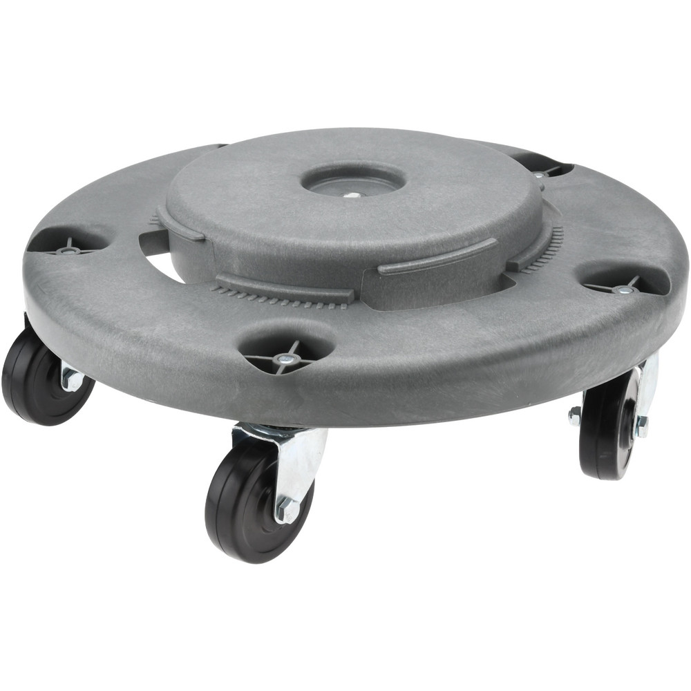 Rubbermaid Rectangle Stainless Steel Trash Can Dolly - 1956191