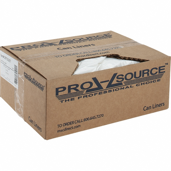 PRO-SOURCE Contractor Trash Bags: 48 gal, 2 mil, Pack of 100 - PSST38482C