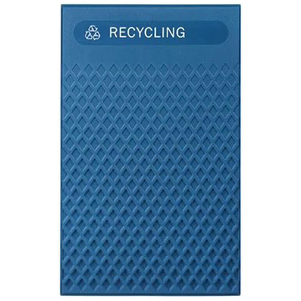 Rubbermaid Decorative Plastic Landfill Panels, Medium, Black, 20.72" × 0.5" × 27.95" - 2182671