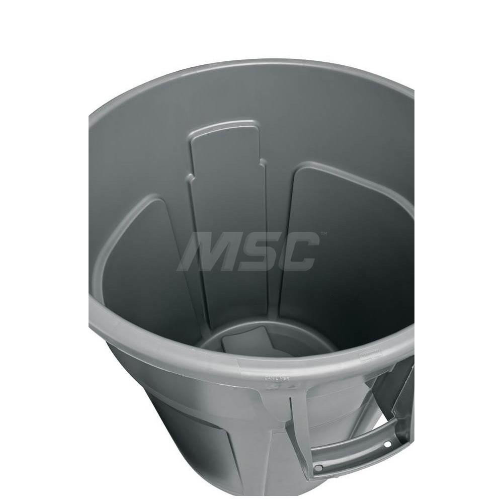 Rubbermaid Trash Can: 10 gal, Round, Green - FG261000DGRN