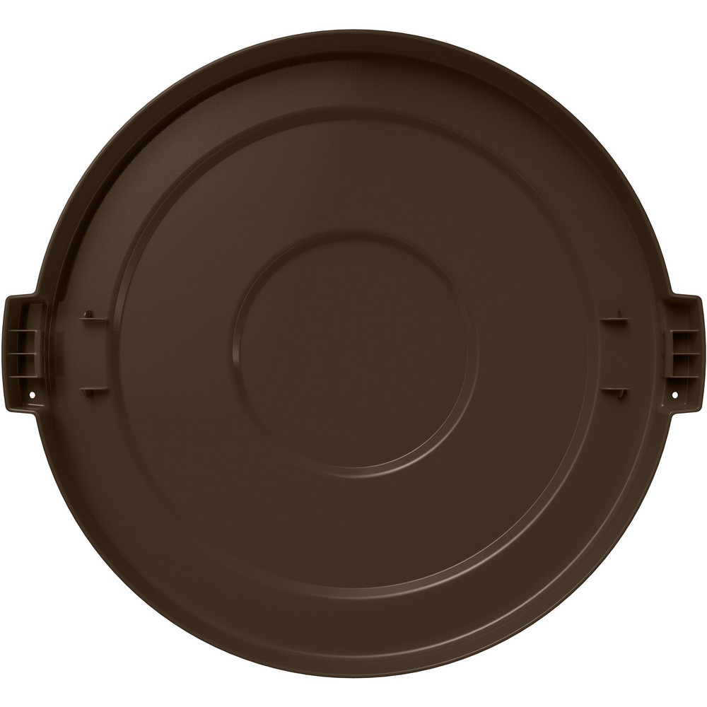 Carlisle Bronco™ 55 gal Round Trash Container Lid, Brown - 84105601