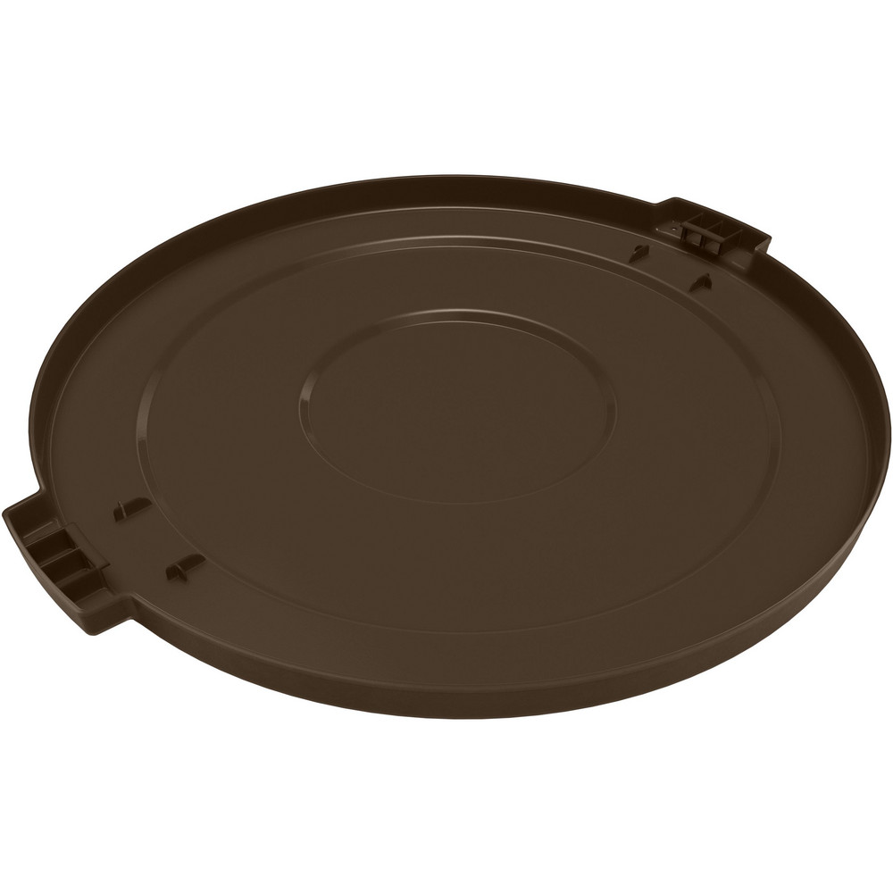 Carlisle Bronco™ 55 gal Round Trash Container Lid, Brown - 84105601
