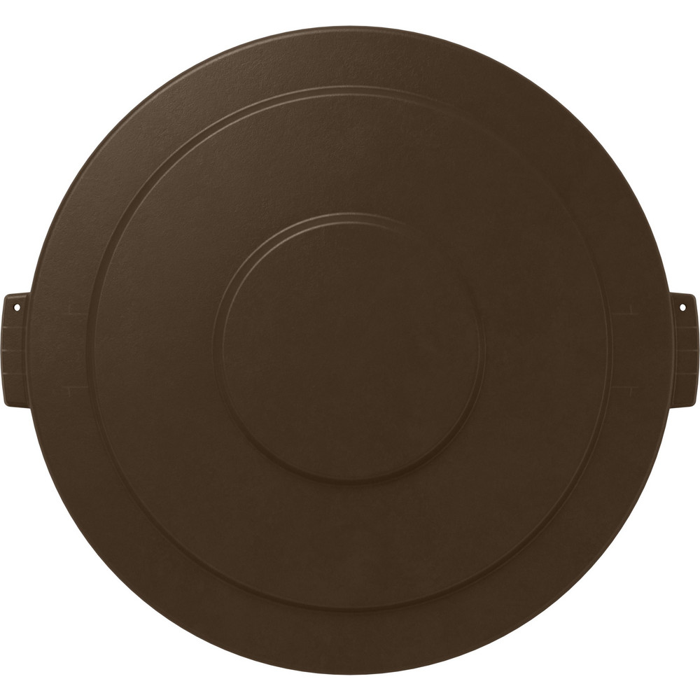 Carlisle Bronco™ 55 gal Round Trash Container Lid, Brown - 84105601