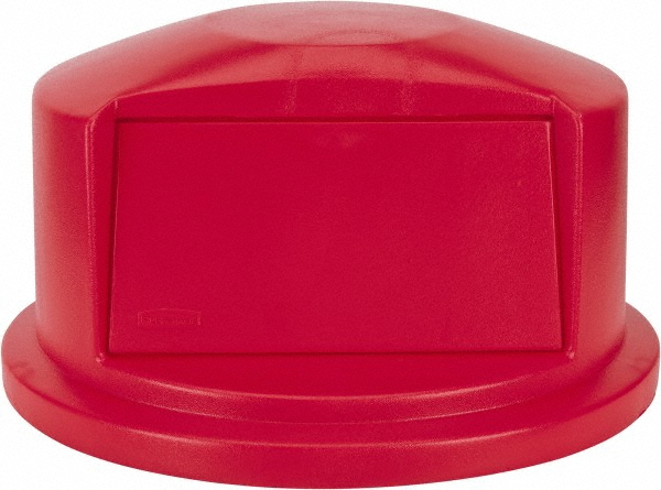 San Jamar Trash Can & Recycling Container Lids: Flat, Round, Round, Most 32- and 44-gal Capacity Receptacles - SJMKA3244