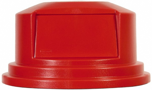 San Jamar Trash Can & Recycling Container Lids: Flat, Round, Round, Most 32- and 44-gal Capacity Receptacles - SJMKA3244