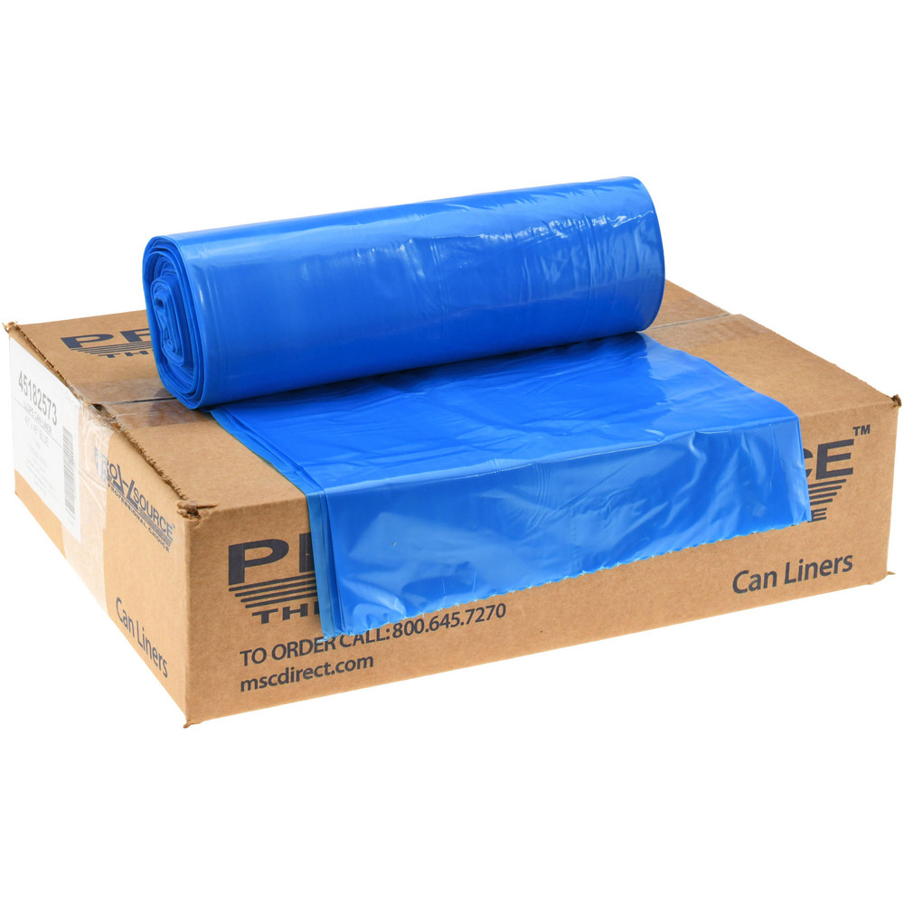 PRO-SOURCE Heavy Duty Trash Bags: 45 gal, 1 mil, Pack of 125 - PSRST40461XT