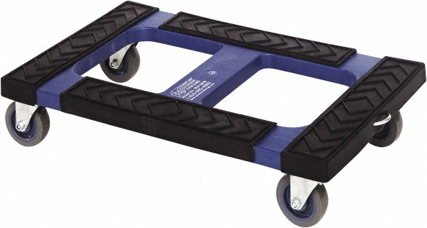 Rubbermaid 3 Qty 1 Pack Round Polyethylene Twist-On Trash Can Dolly - FG265103BLA