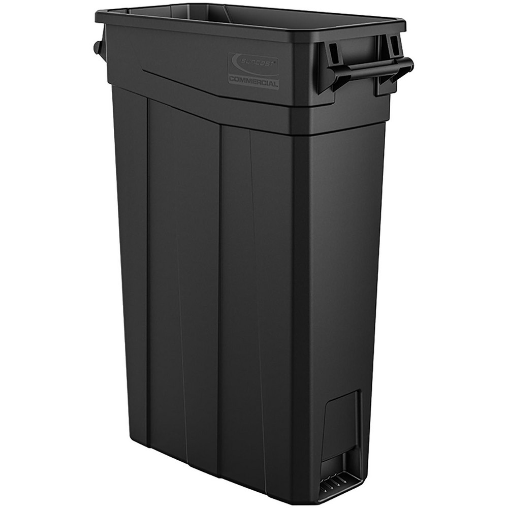 Suncast Trash Cans & Recycling Containers: Type: Trash Can; Container Capacity: 23; Container Shape: Rectangle - TCNH2030BK