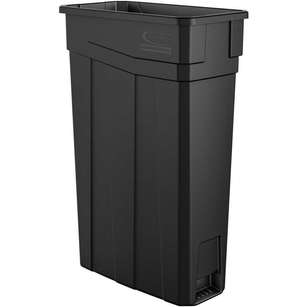 Suncast Trash Cans & Recycling Containers: Type: Trash Can; Container Capacity: 23; Container Shape: Rectangle - TCNH2030BK