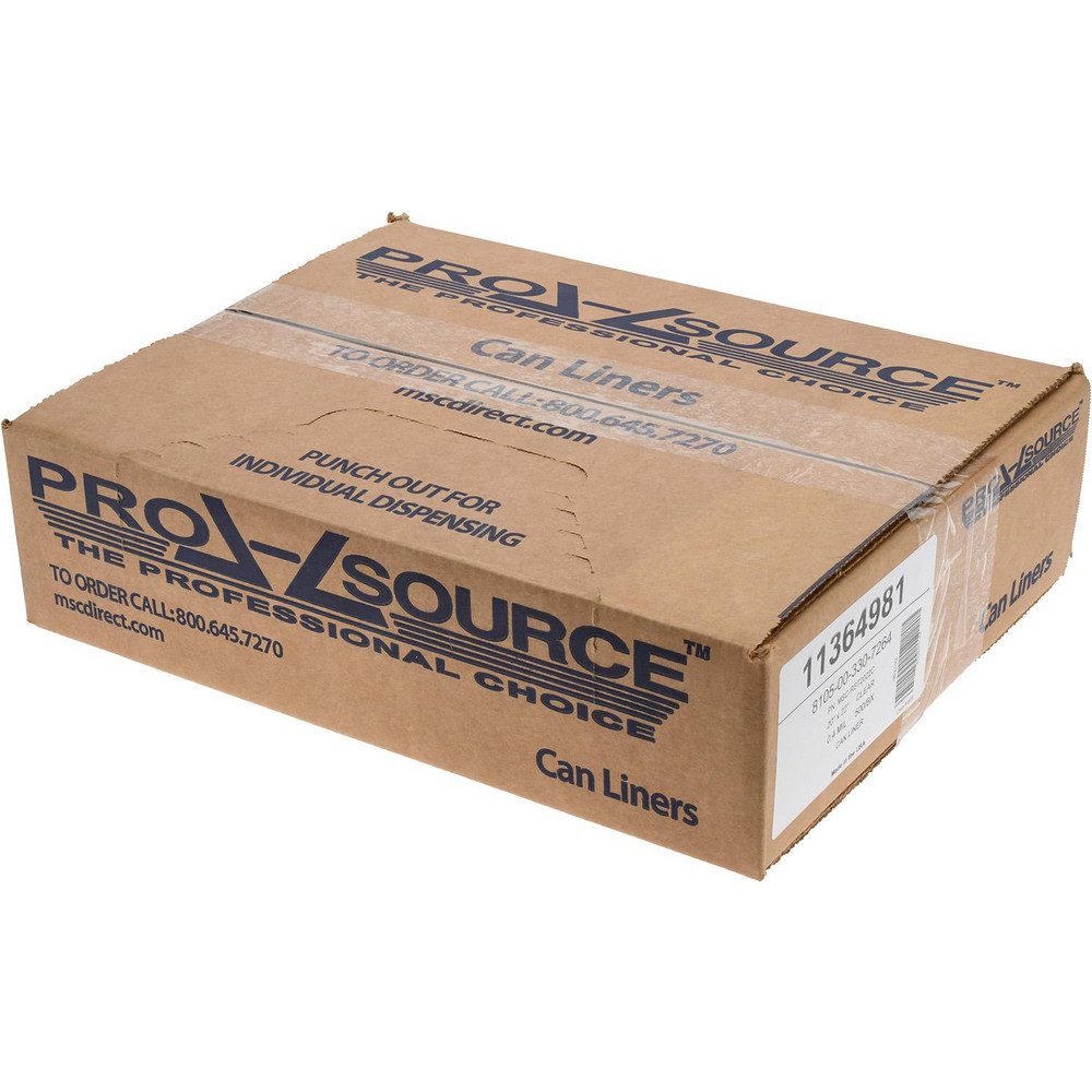 PRO-SOURCE Light Duty Trash Bags: 4 gal, 0.4 mil, Pack of 500 - MSC-RST2022C