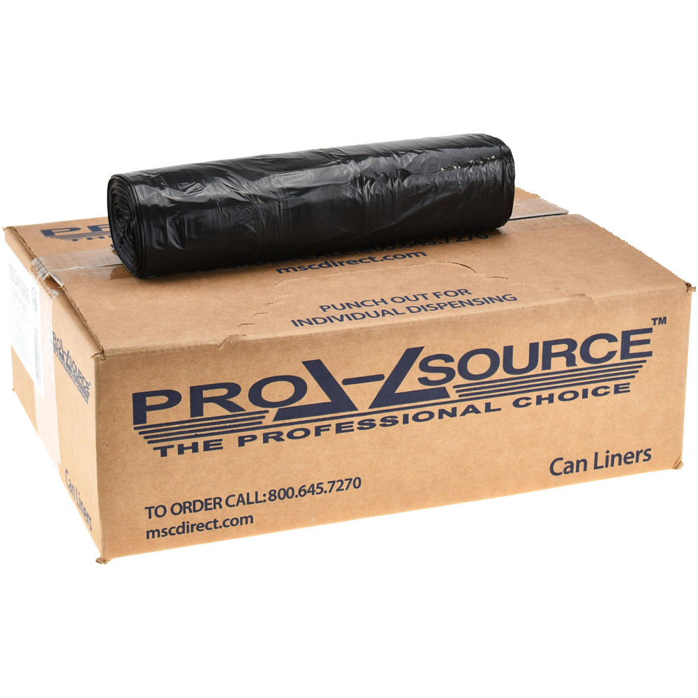PRO-SOURCE Medium Duty Trash Bags: 45 gal, 0.8 mil, Pack of 125 - PSRB4641HP