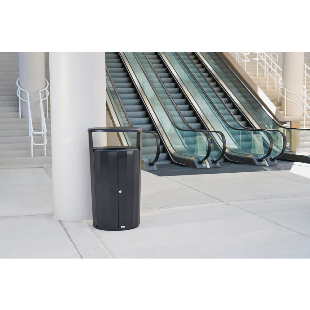 Rubbermaid Trash Cans & Recycling Containers: Product Type: Trash Can; Container Capacity: 33 gal; Container Shape: Round - 2185041