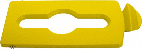 Rubbermaid Trash Can & Recycling Container Lid: Square, For 23 gal Recycle Container - 2007910