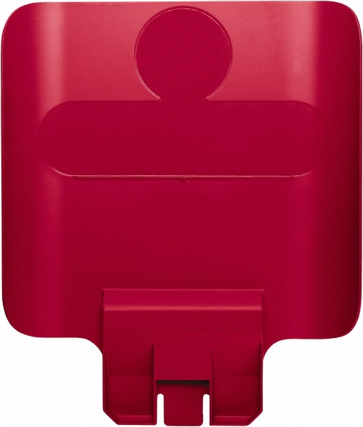 Rubbermaid Trash Can & Recycling Container Lid: Square, For 23 gal Recycle Container - 2007910