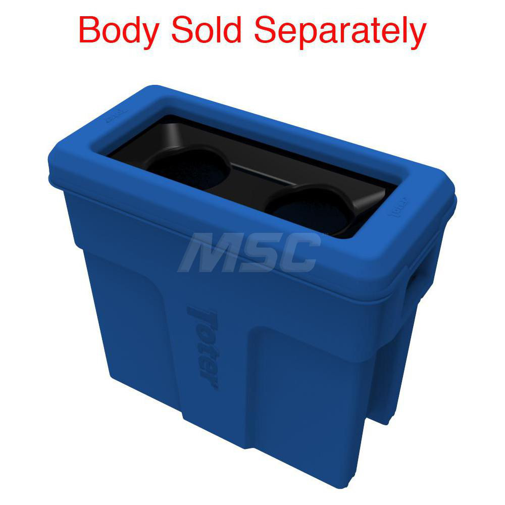 Toter Bottle/Can Opening Lid: Rectangle, For 16 & 23 gal Trash Container - SL000-20705