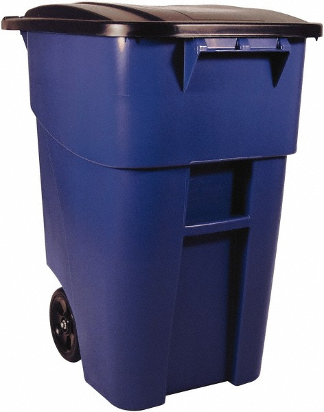Carlisle Trimline™ 23 gal Rectangle Waste Container, Blue - 34202314