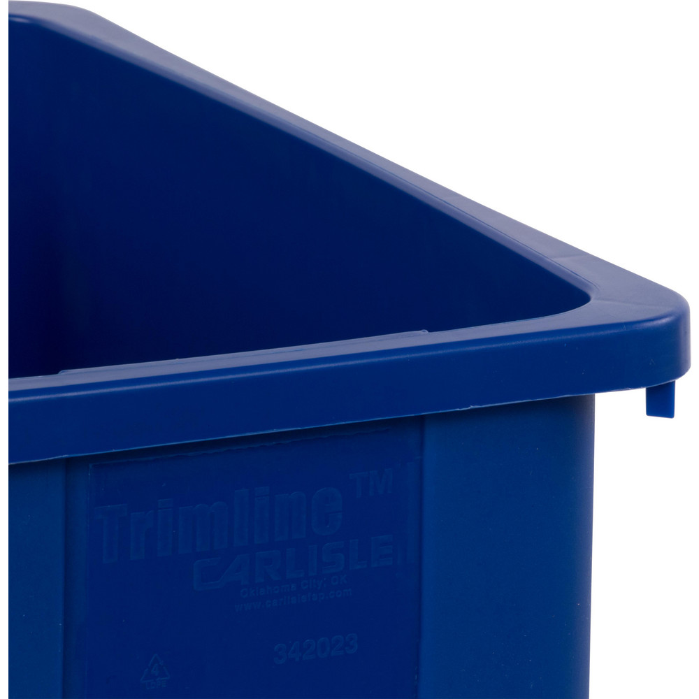 Carlisle Trimline™ 23 gal Rectangle Waste Container, Blue - 34202314