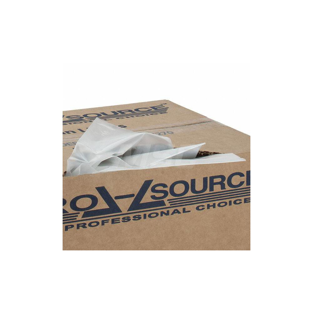 PRO-SOURCE Pack of (250) 24 Gal Capacity, Clear, Linear Low-Denstiy Polyethylene (LLDPE), Hazardous Waste Bags - PSDL183060C
