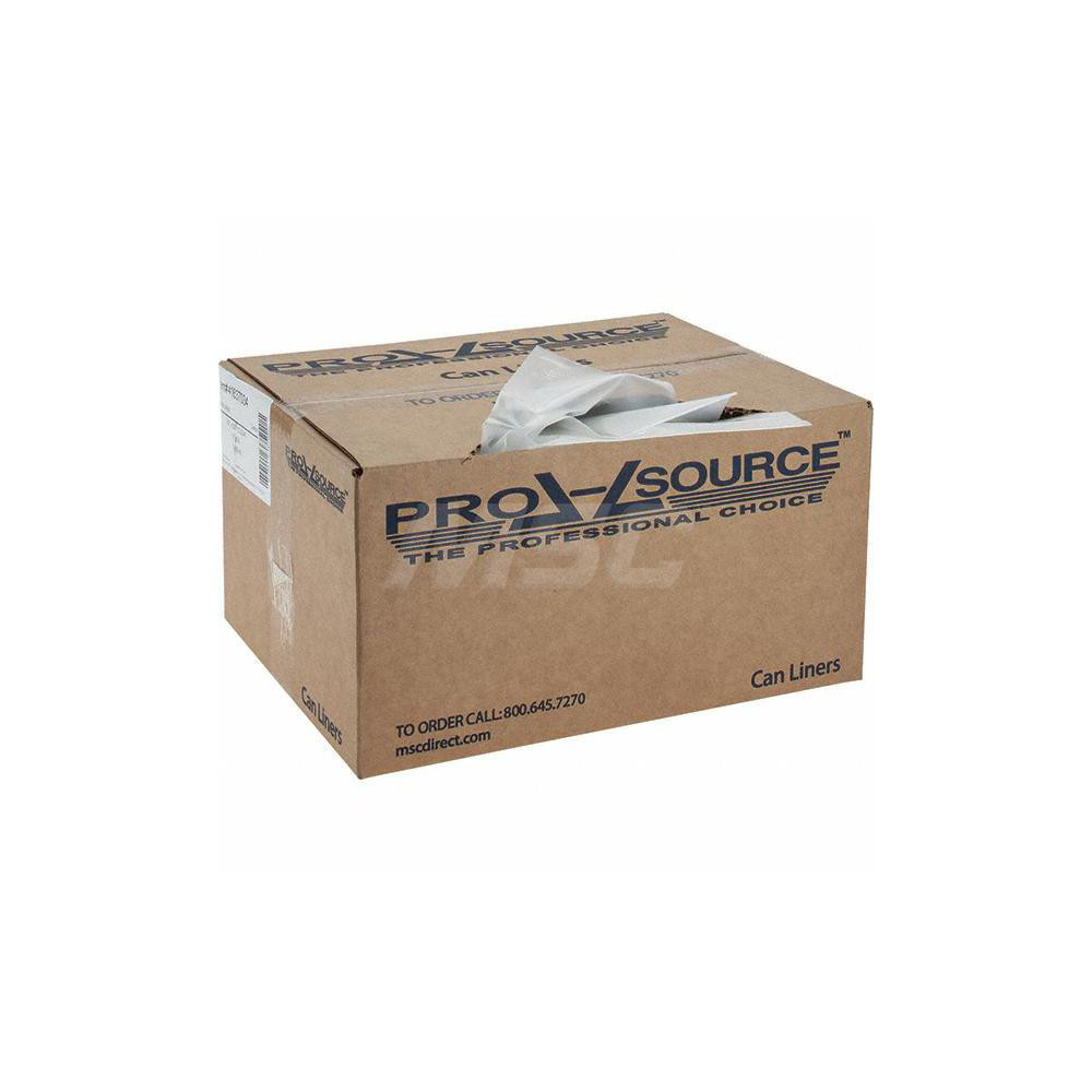 PRO-SOURCE Pack of (250) 24 Gal Capacity, Clear, Linear Low-Denstiy Polyethylene (LLDPE), Hazardous Waste Bags - PSDL183060C