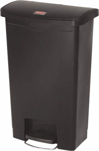 Rubbermaid 13 Gal Square Unlabeled Trash Can - FGST24EPLWH