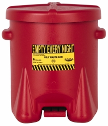 Rubbermaid 13 Gal Square Unlabeled Trash Can - FGST24EPLWH