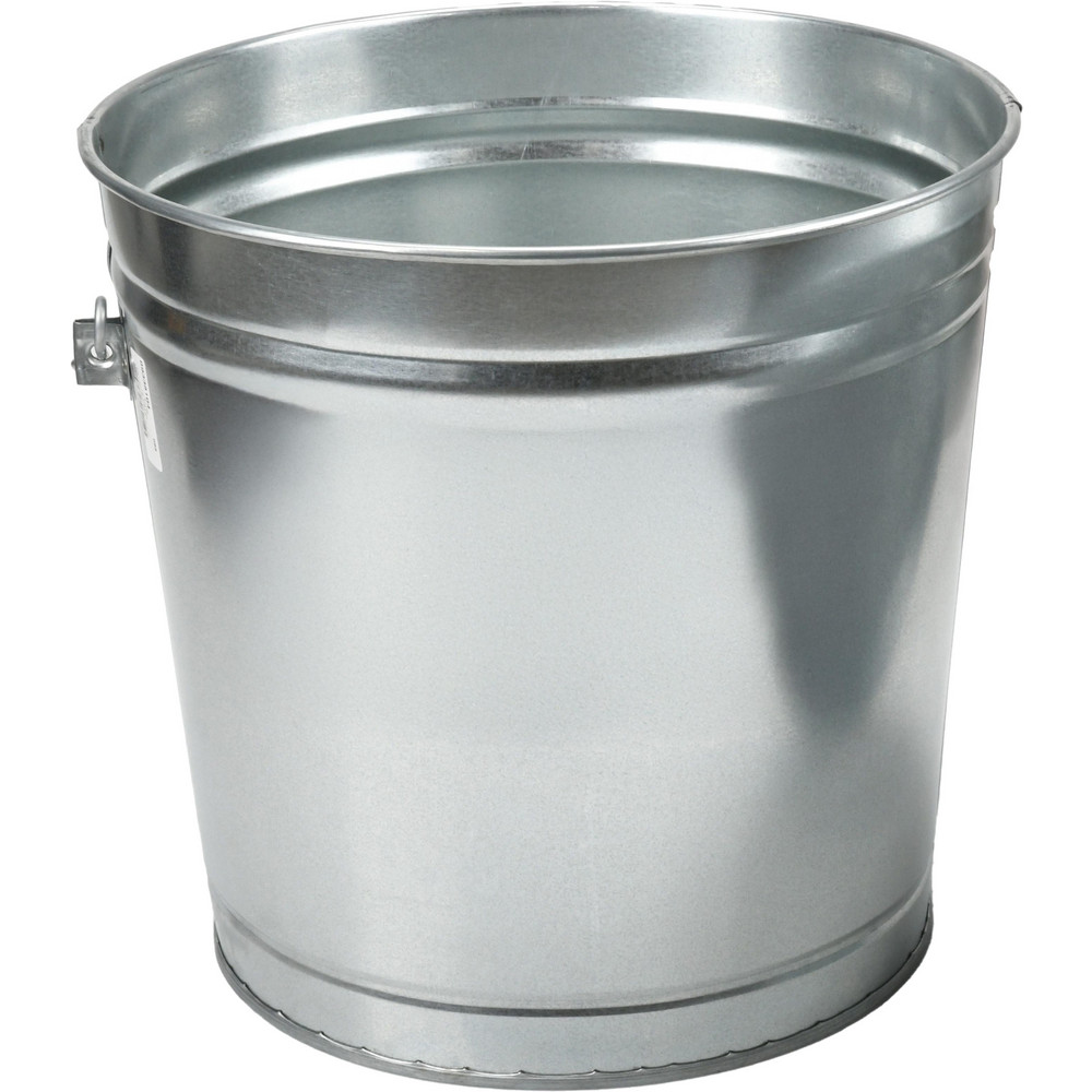Rubbermaid Decorative Trash Can: 51 gal, Round, Black - FGS55ETBKPL