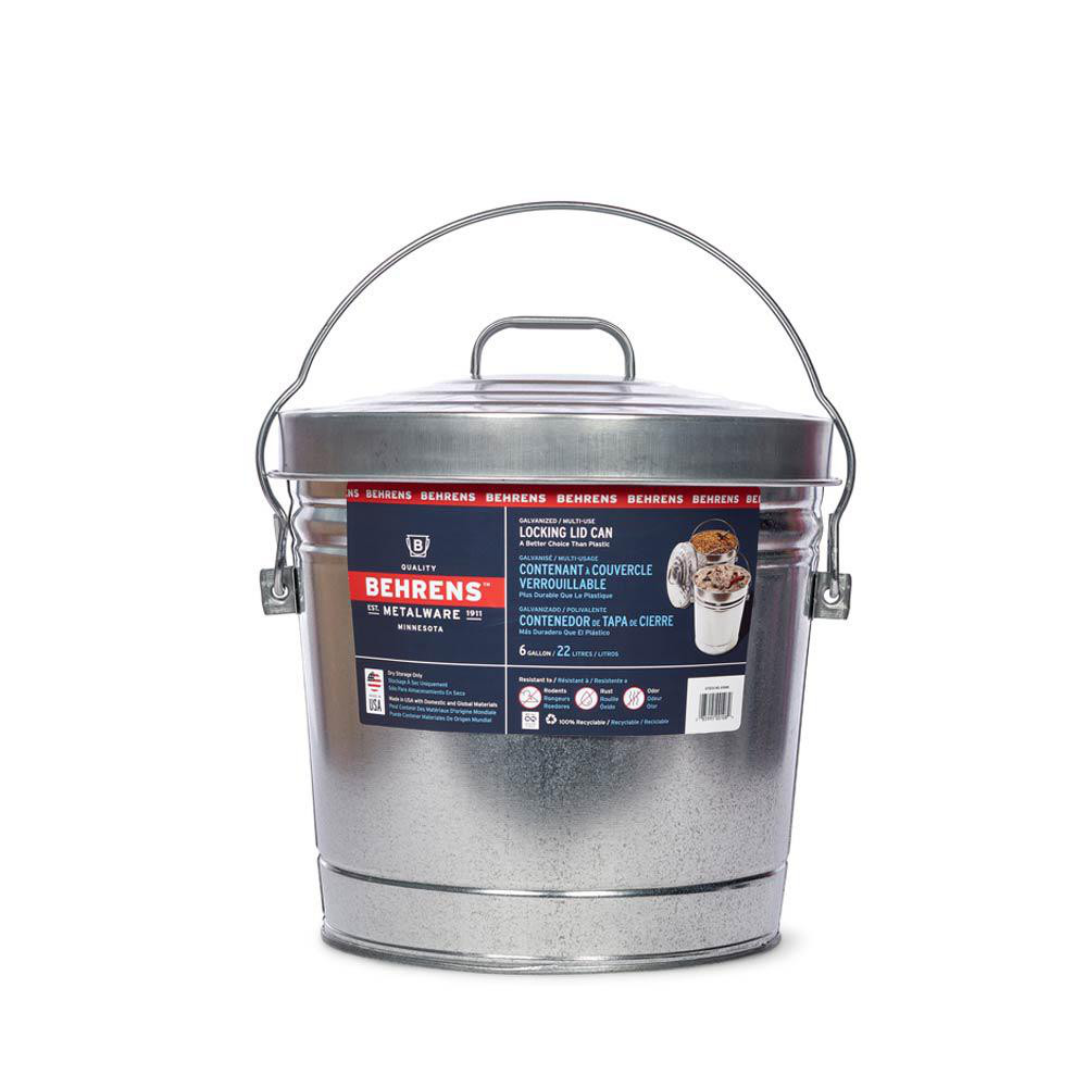 Rubbermaid Decorative Trash Can: 51 gal, Round, Black - FGS55ETBKPL