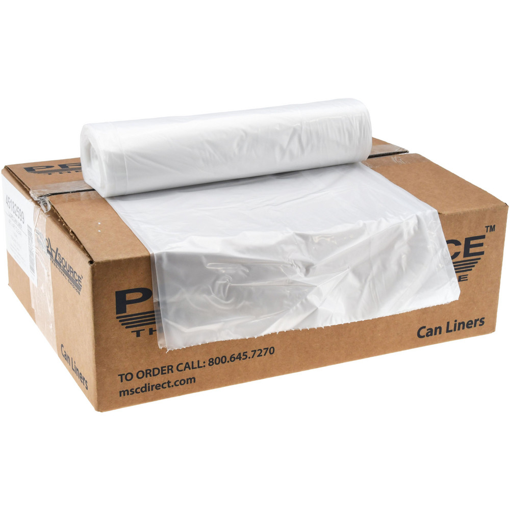 PRO-SOURCE Contractor Trash Bags: 45 gal, 1.5 mil, Pack of 100 - PSRST4046X1C