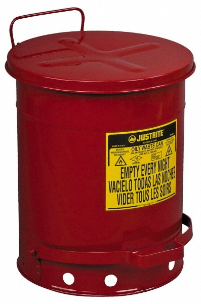 Rubbermaid Wastebasket / Trash Can Medium Under Desk 28 Qt, Gray - FG295600GRAY